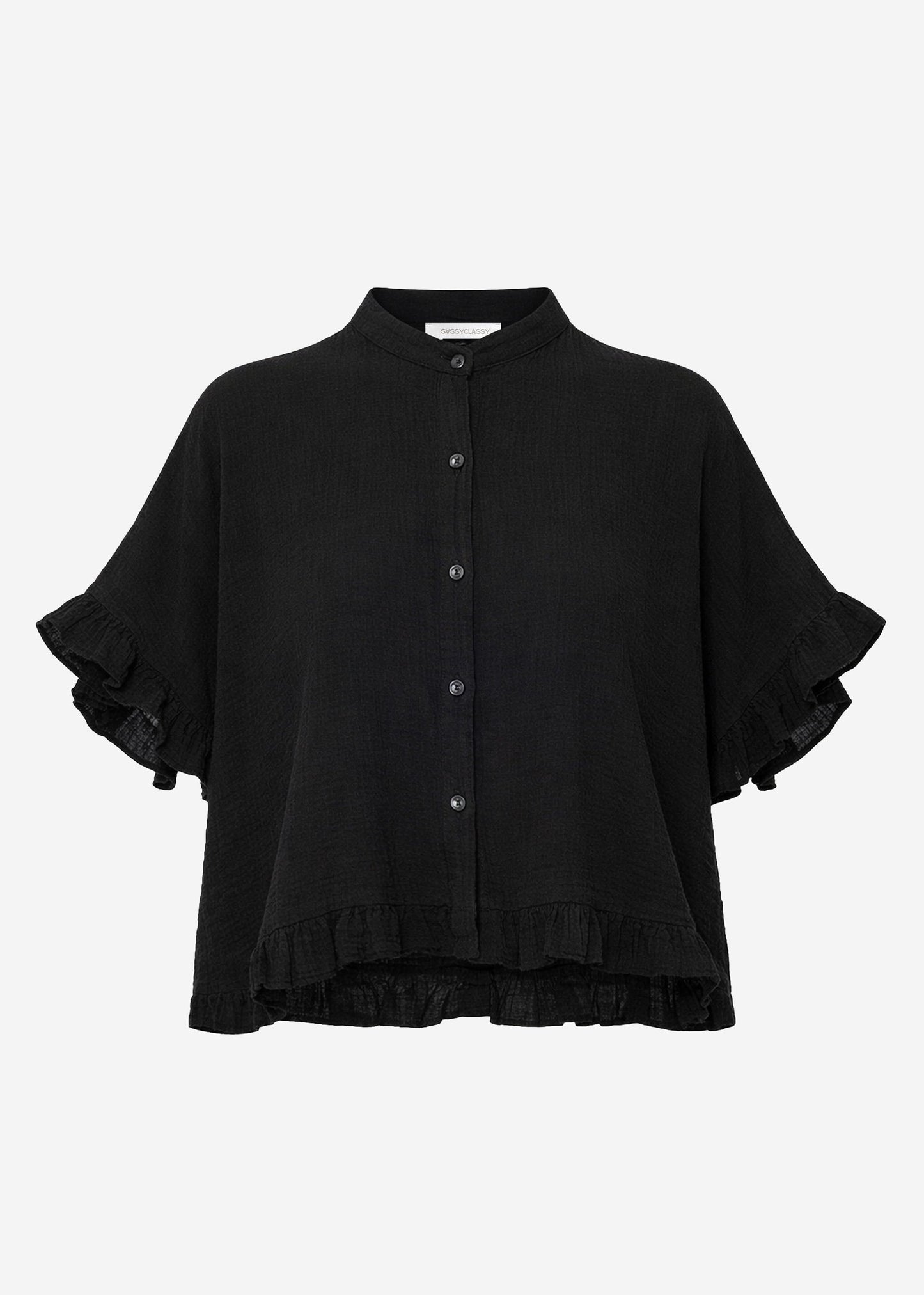 Clea | Blusa de muselina · Negro
