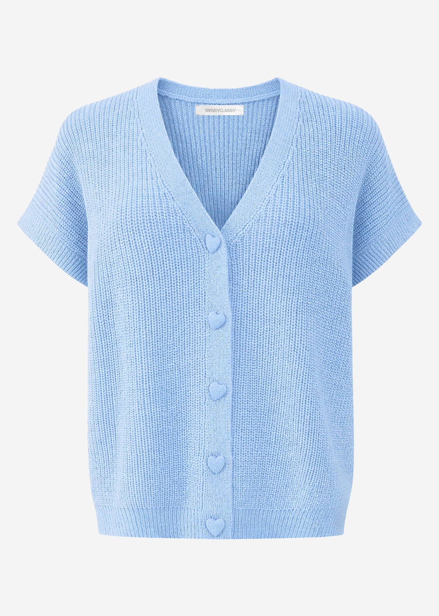 Pia | Chaleco · Azul hielo