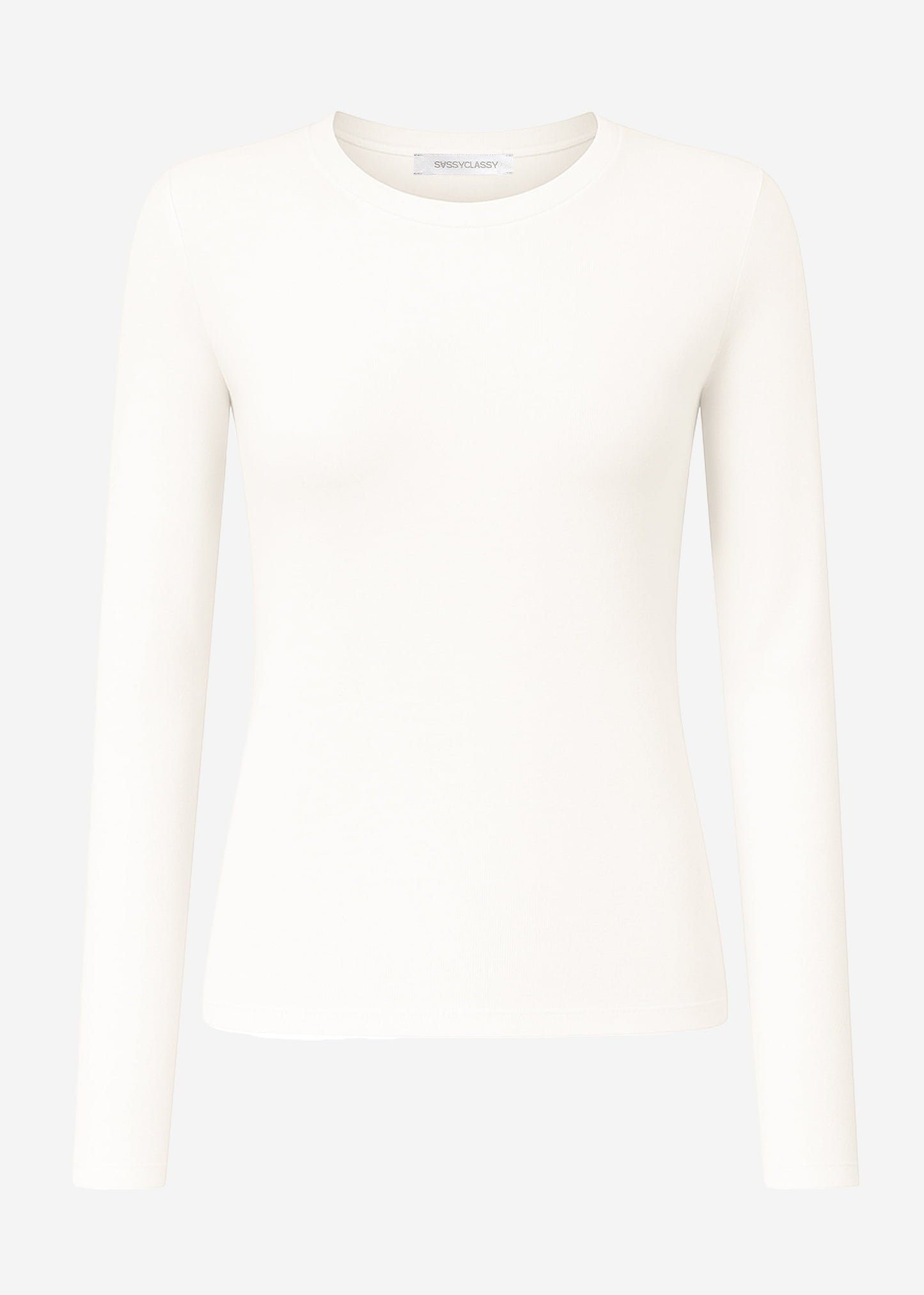 Olivia | Camiseta de manga larga · Blanco roto