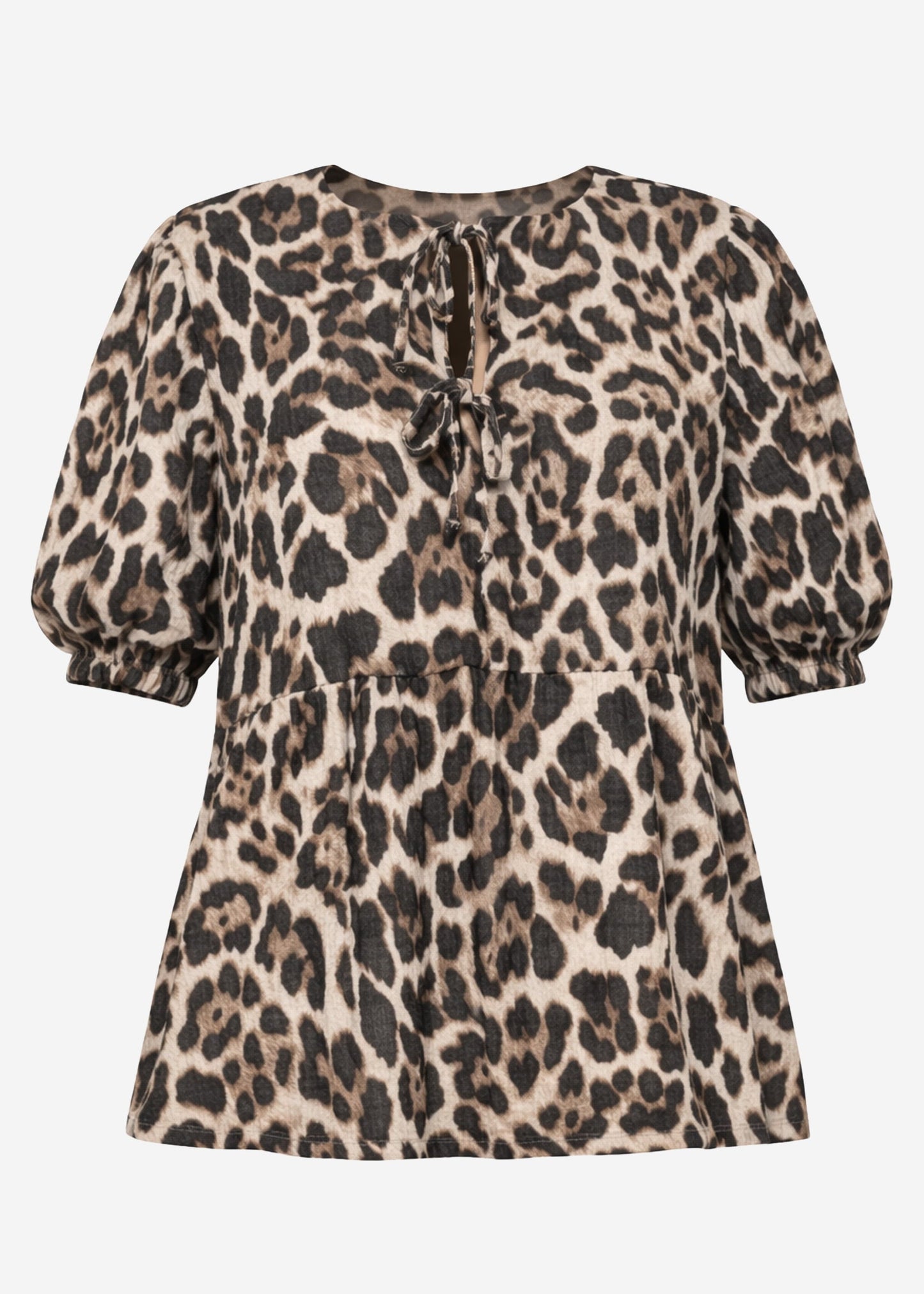 Violeta | Blusa estampado leopardo · Marrón