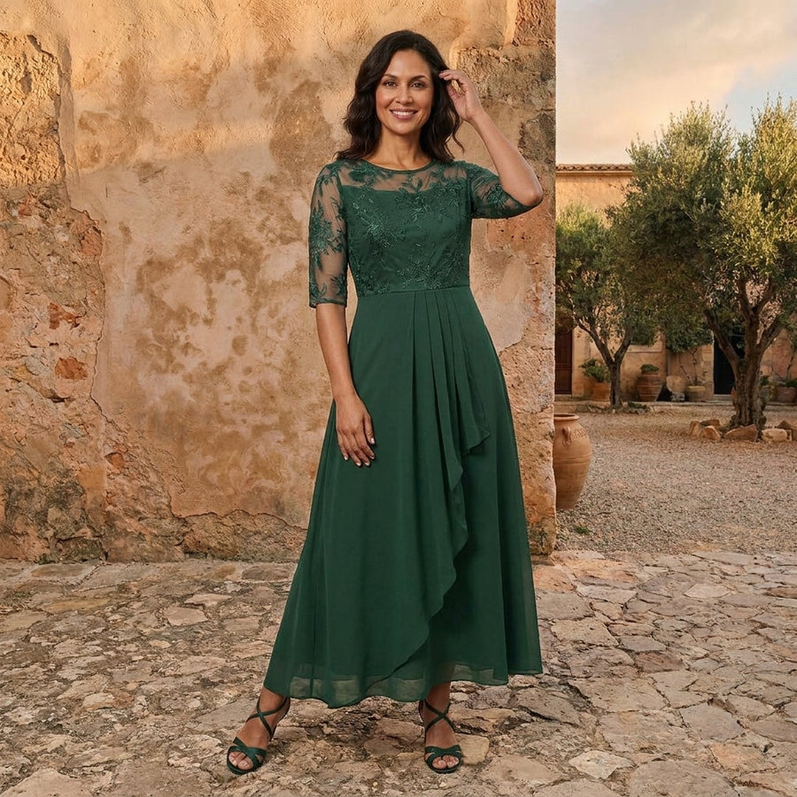 Moreau | Vestido de gasa elegante