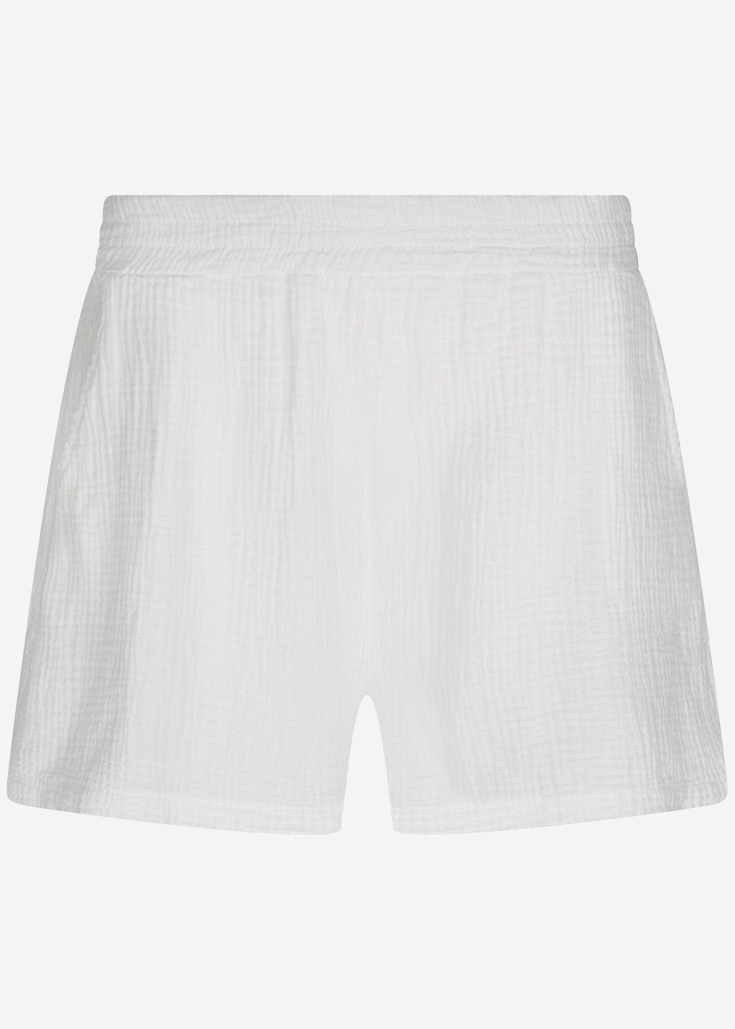 Bianca | Shorts de muselina · Blanco