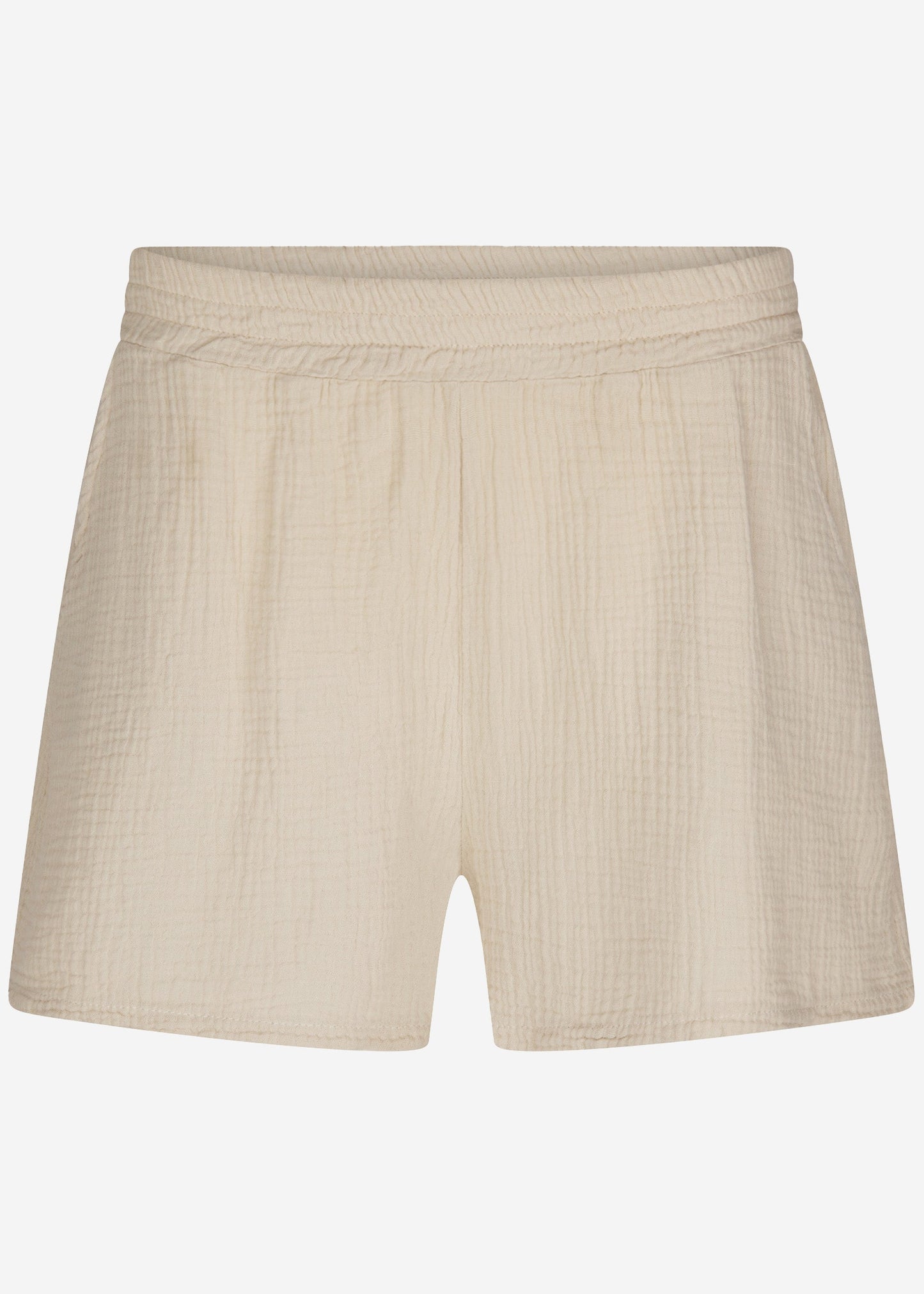 Bianca | Shorts de muselina · Beige