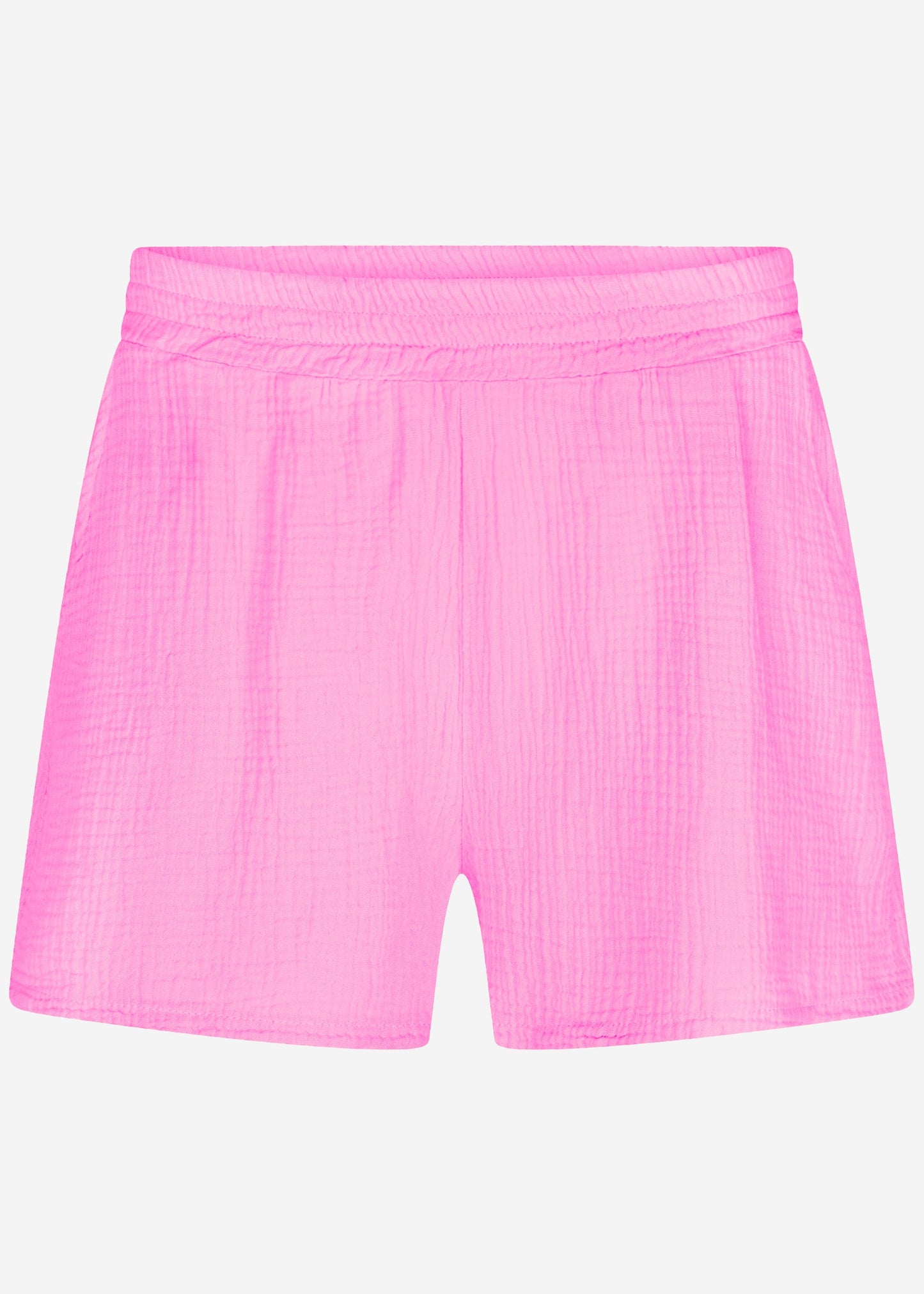 Bianca | Shorts de muselina · Fucsia