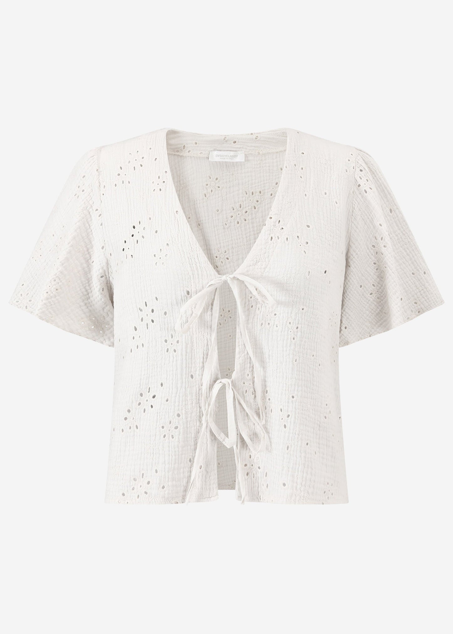 Aluna | Blusa de muselina · Beige claro