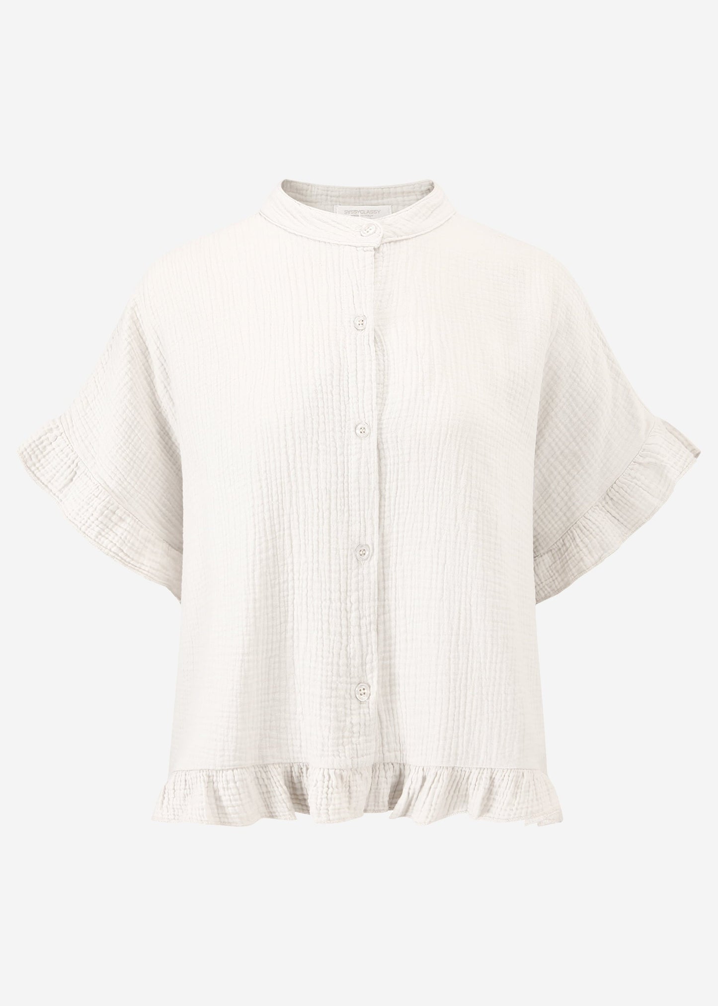 Clea | Blusa de muselina · Beige claro