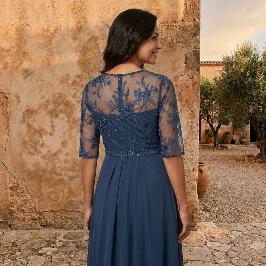 Moreau | Vestido de gasa elegante