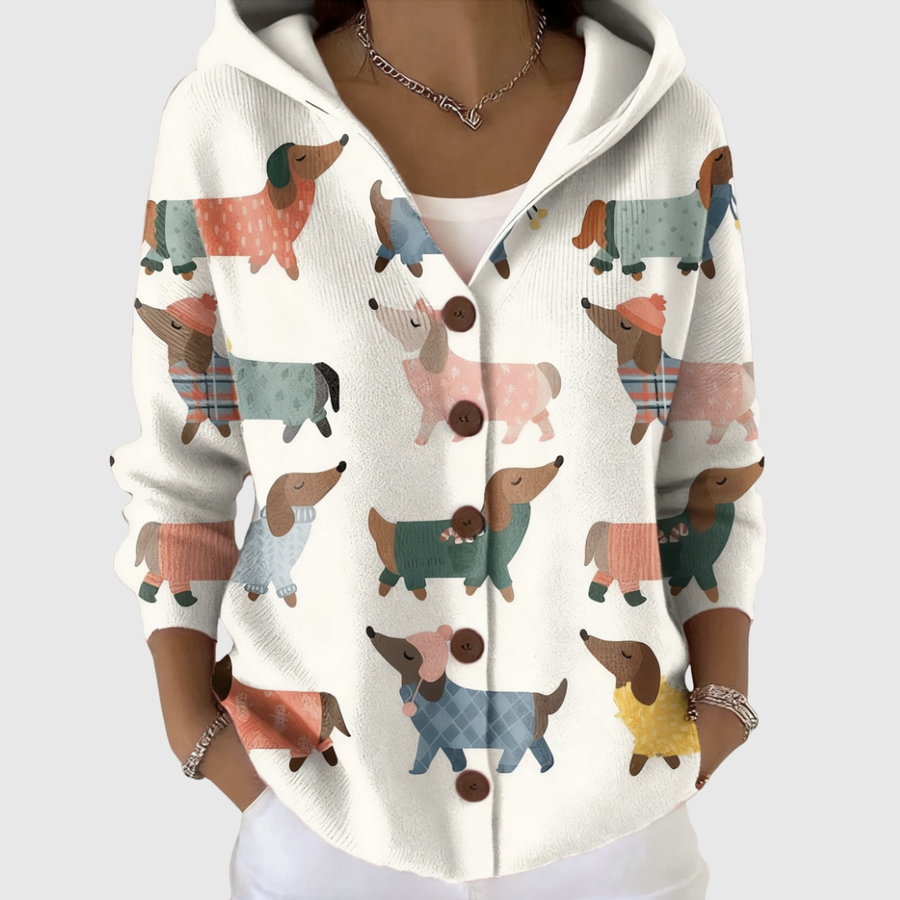 Neve | Chaqueta de punto con capucha