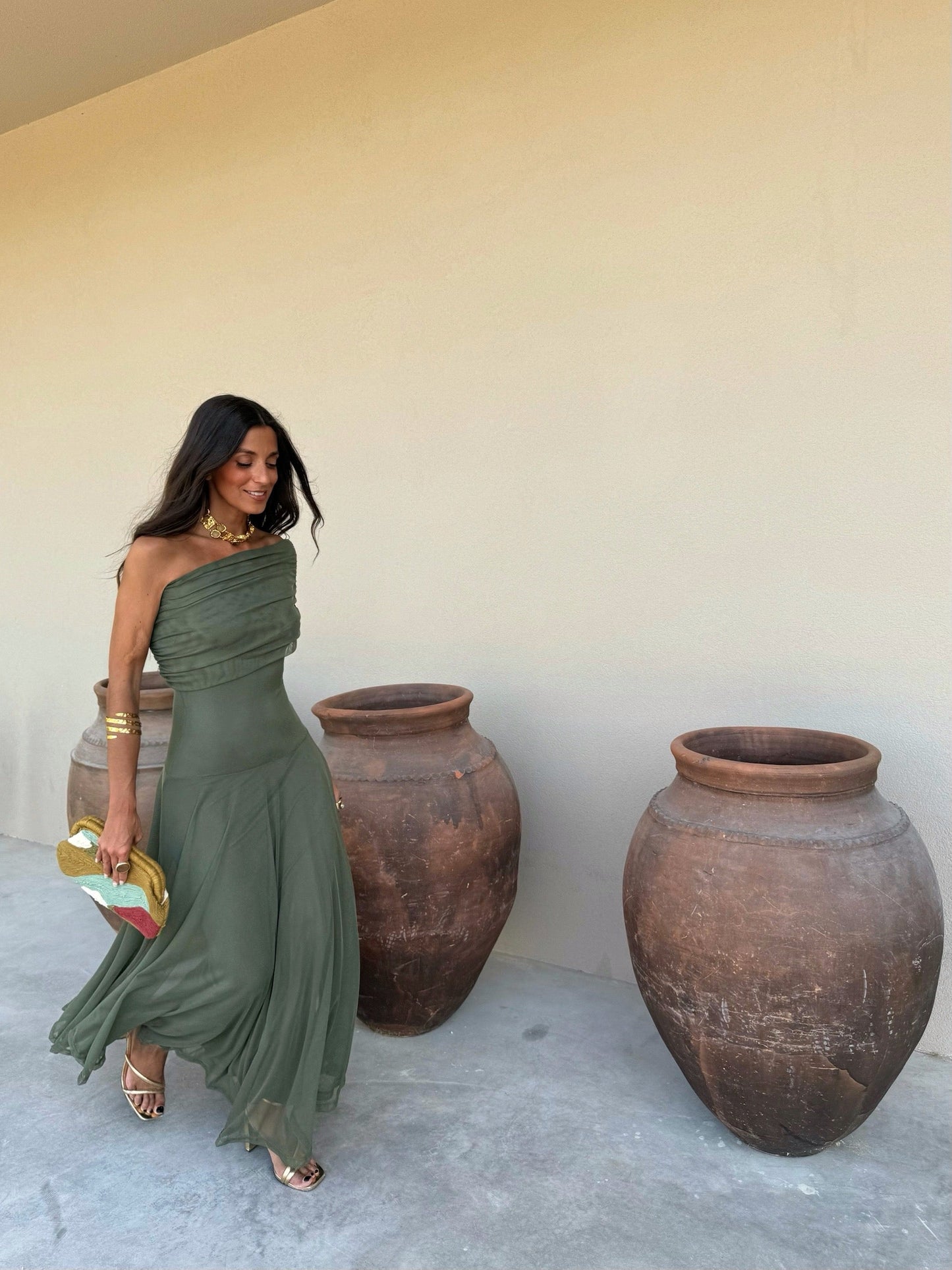 Toledo Vestido de Tul Verde