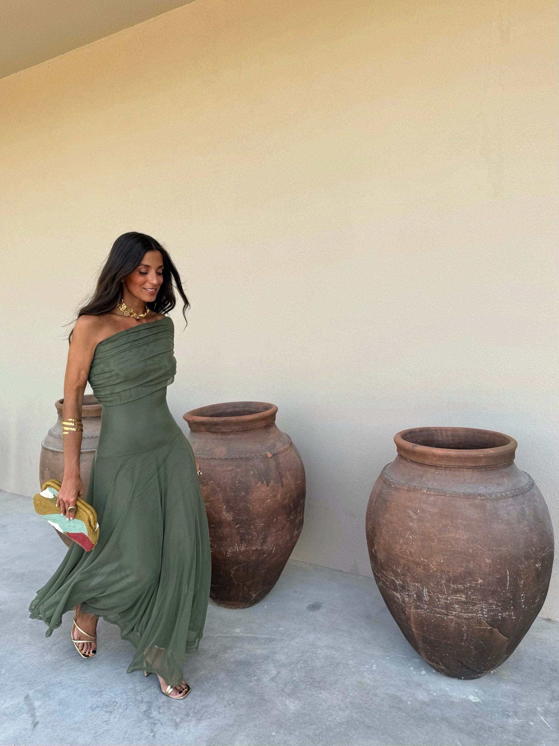Toledo Vestido de Tul Verde