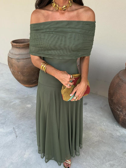 Toledo Vestido de Tul Verde