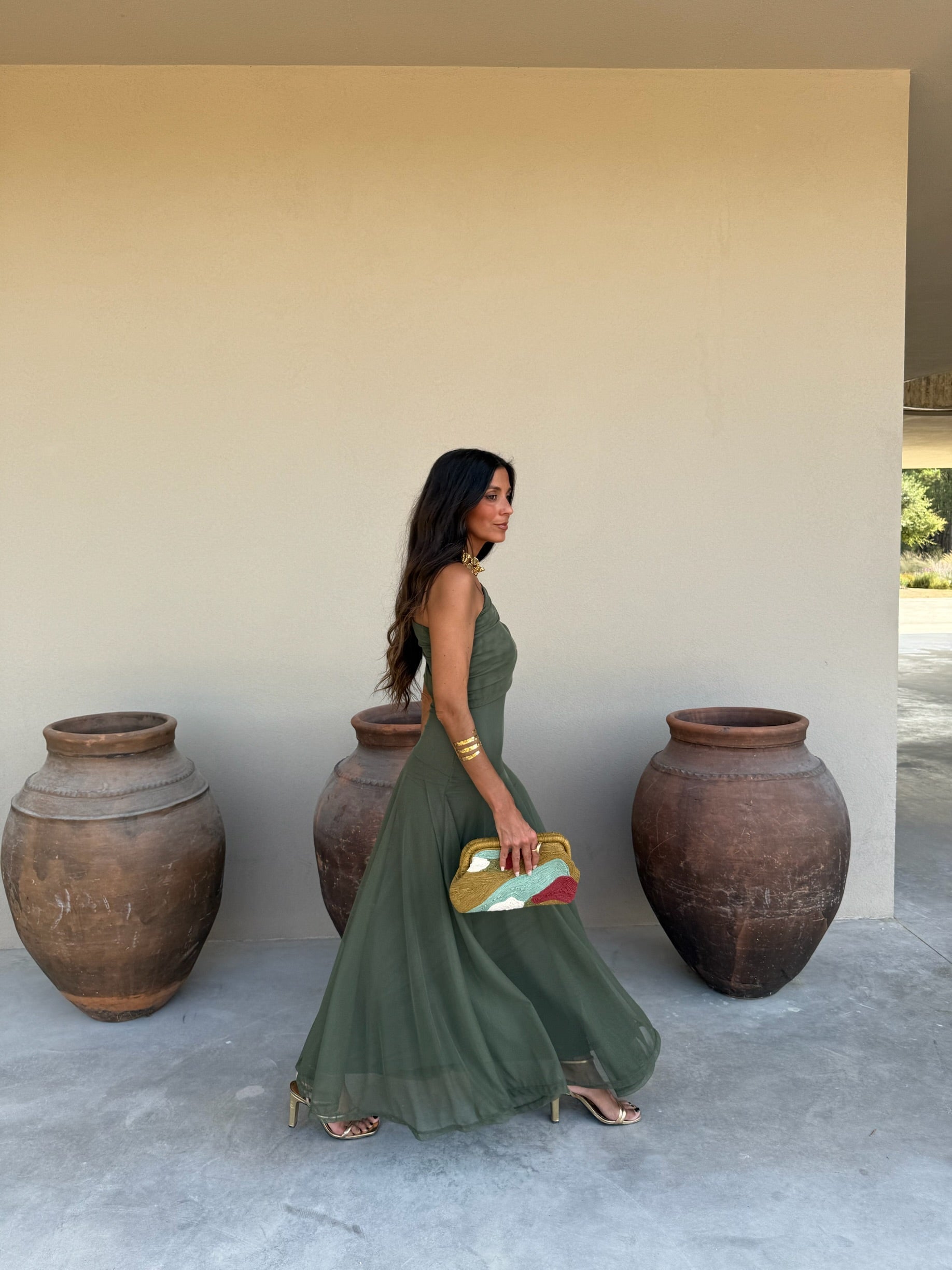 Toledo Vestido de Tul Verde