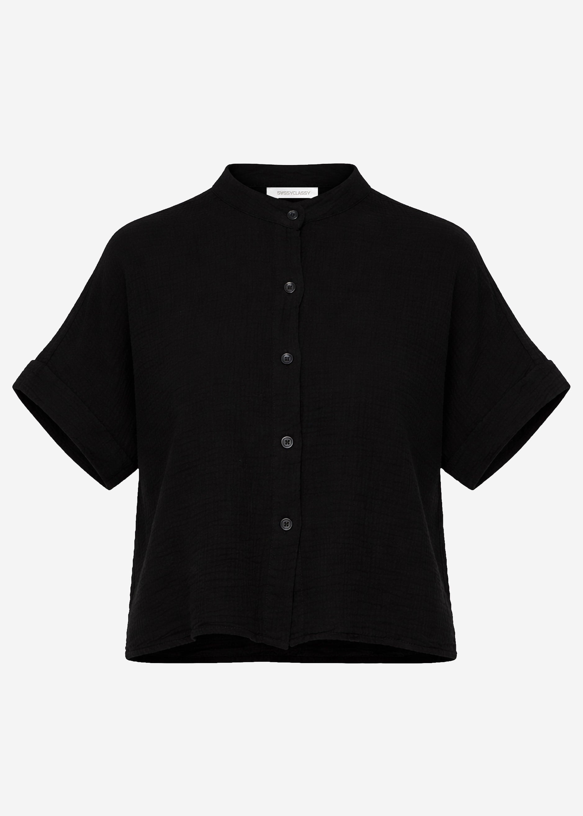 Ilana | Blusa de muselina · Negro