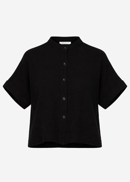 Ilana | Blusa de muselina · Negro