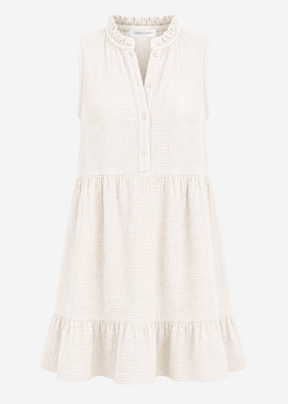 Aina | Vestido de muselina · Beige