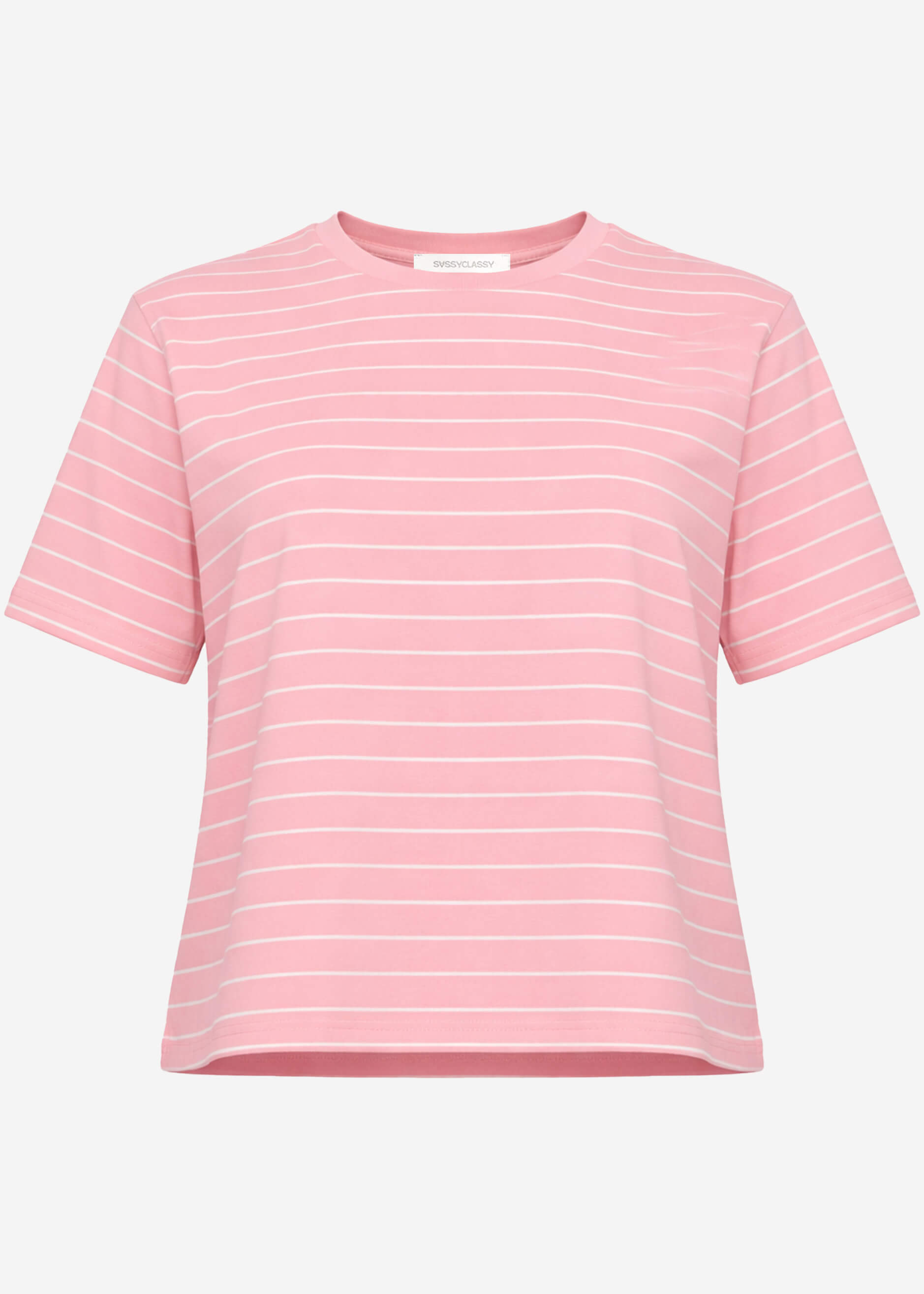 Paula | Camiseta a rayas · Rosa