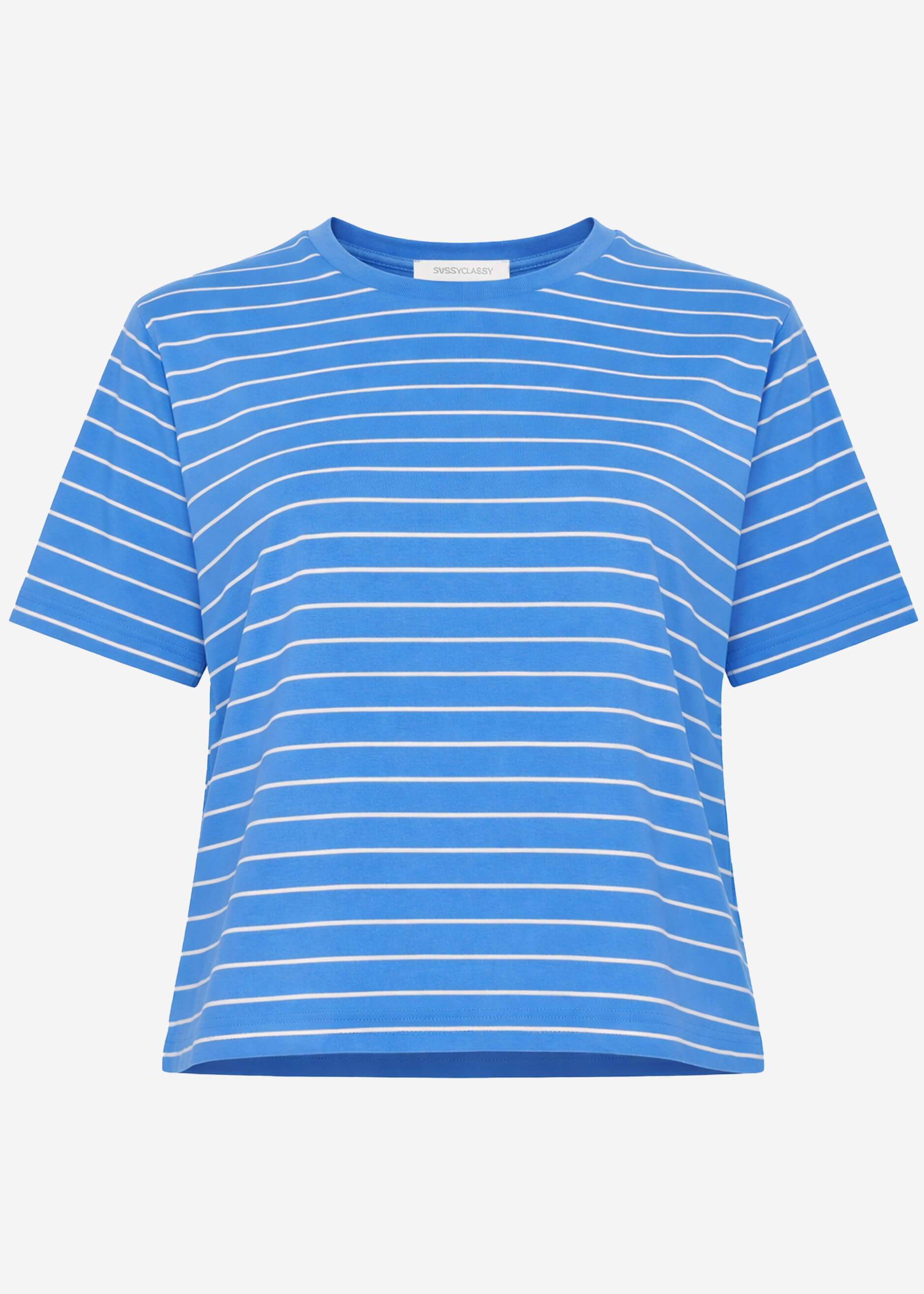 Paula | Camiseta a rayas · Azul royal