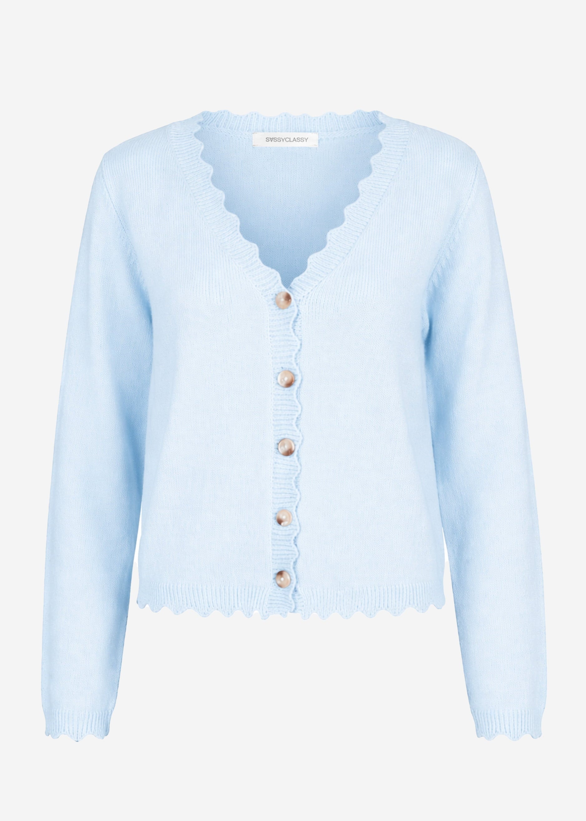 Yara | Cárdigan · Azul claro