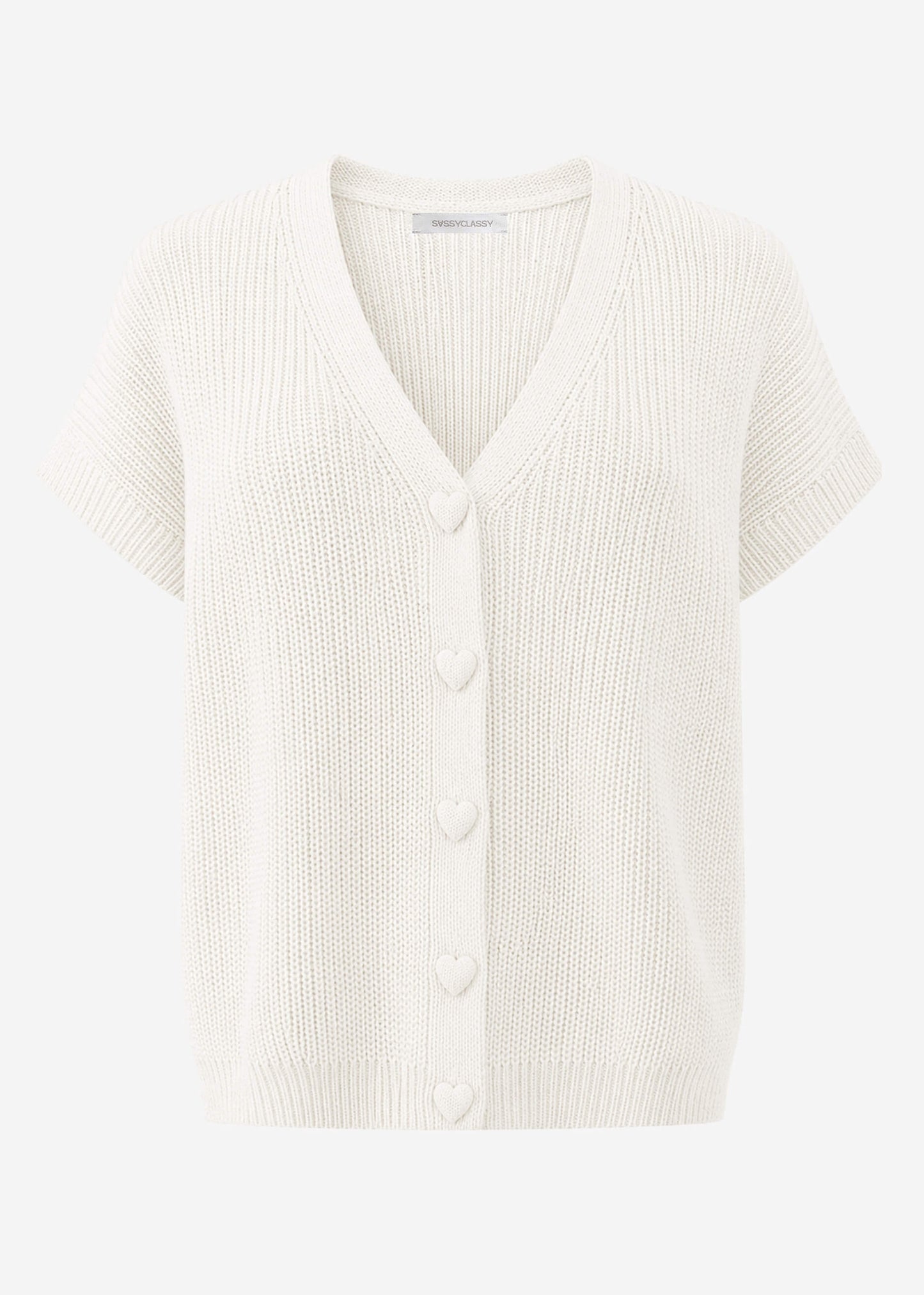 Pia | Chaleco · Blanco roto