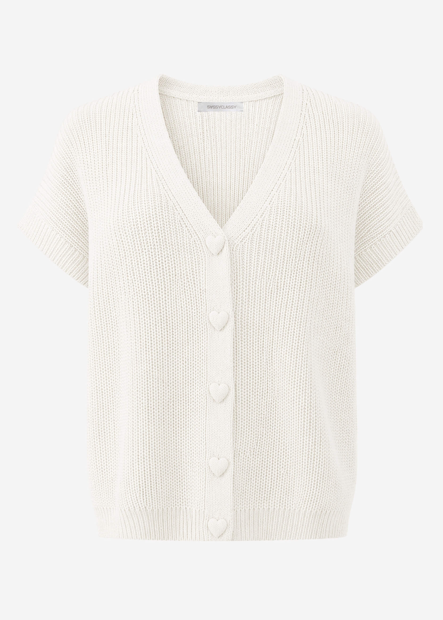 Pia | Chaleco · Blanco roto