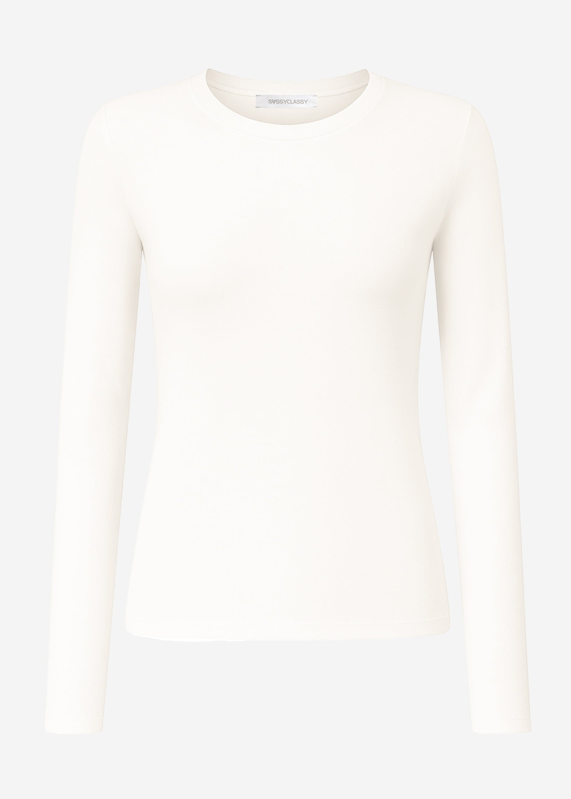 Olivia | Camiseta de manga larga · Blanco roto