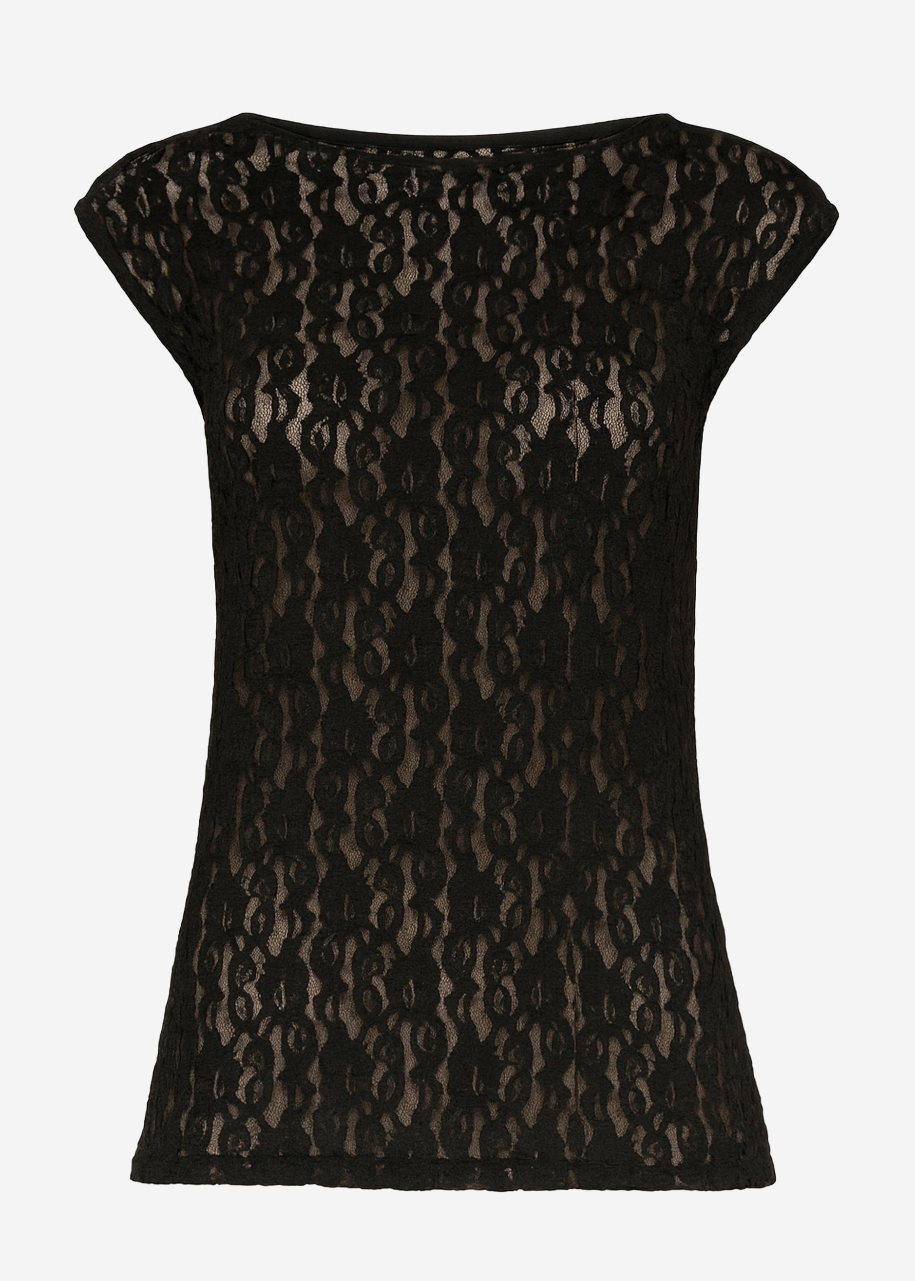 Jara | Top de encaje · Negro