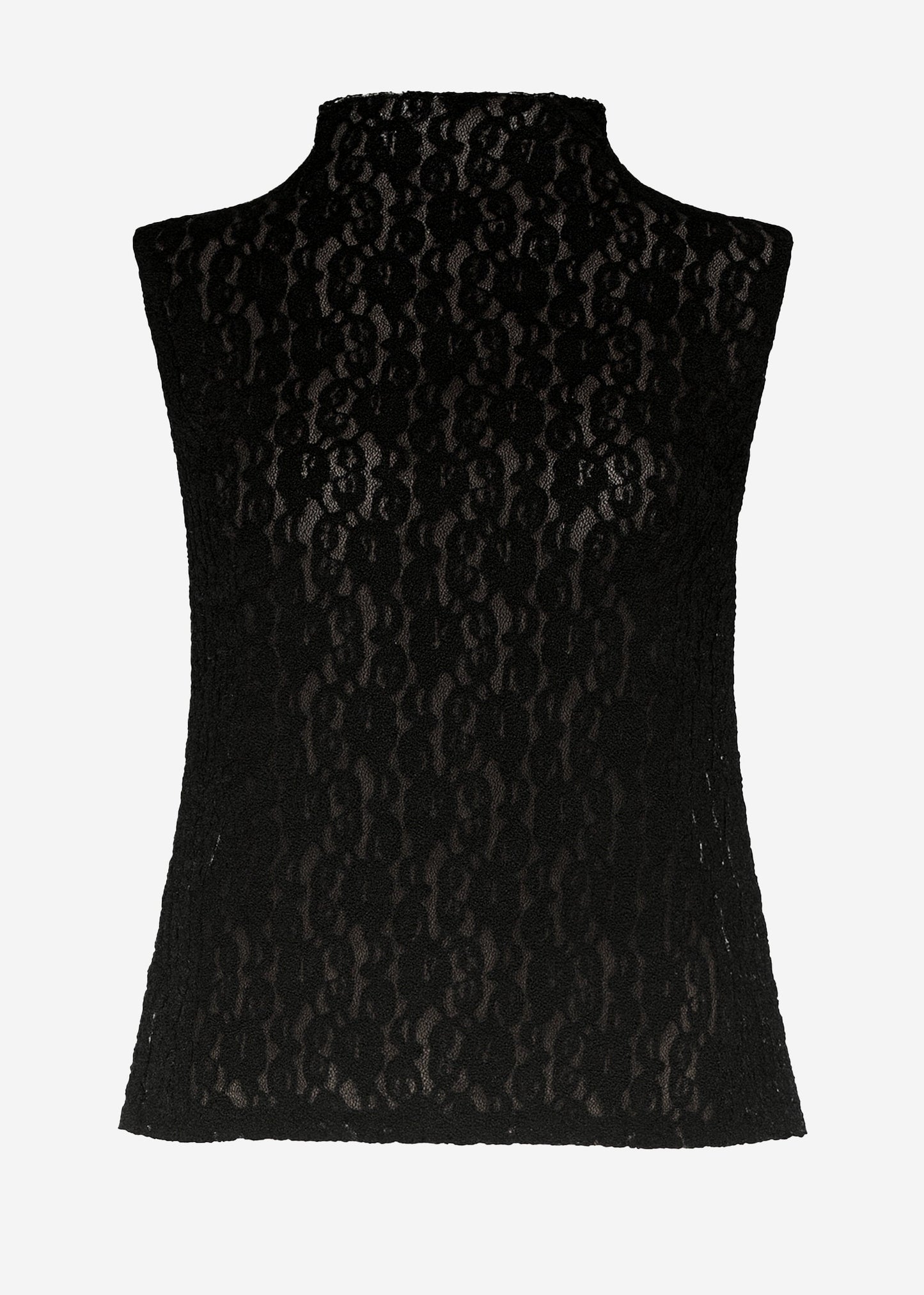 Sira | Top de encaje · Negro