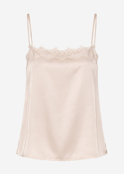 Rosalía | Top de encaje · Beige