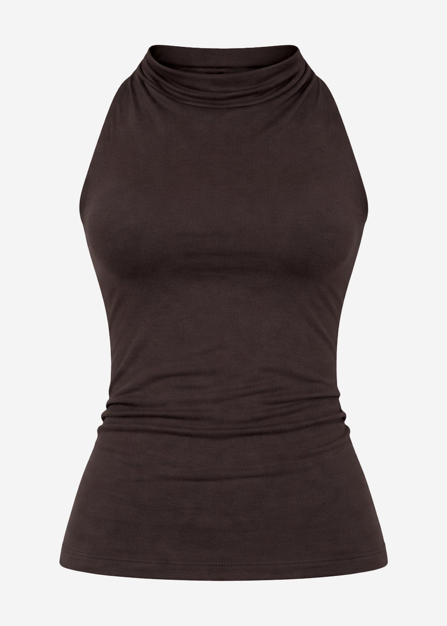 Cala | Top · Marrón oscuro