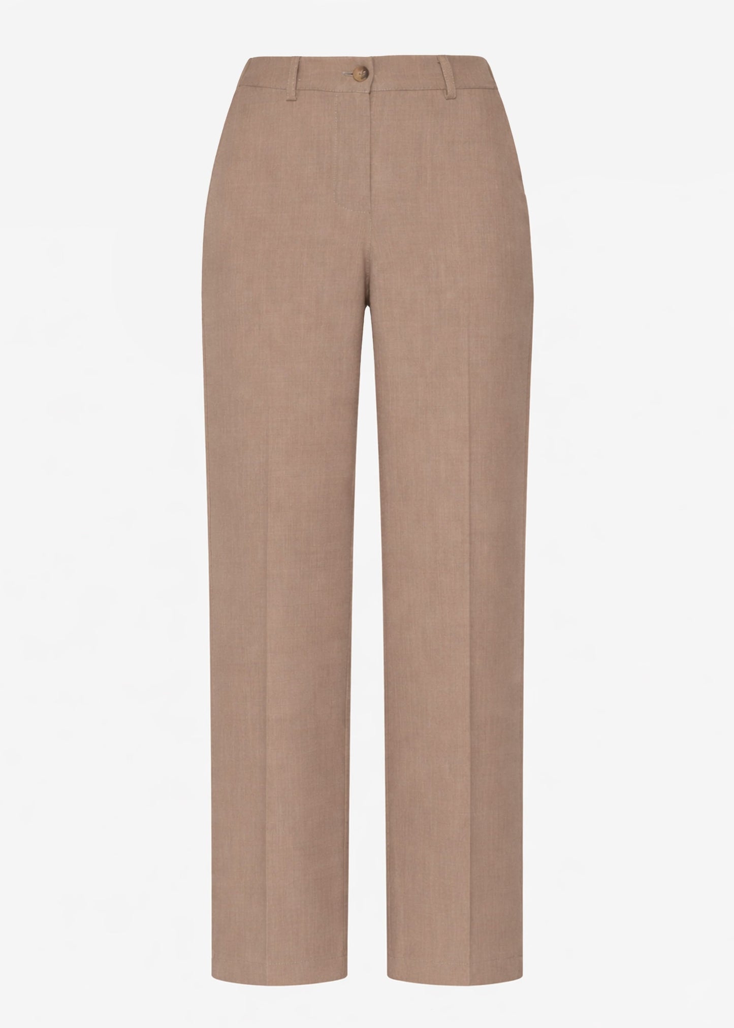 Lucila | Pantalón de talle alto · Beige oscuro