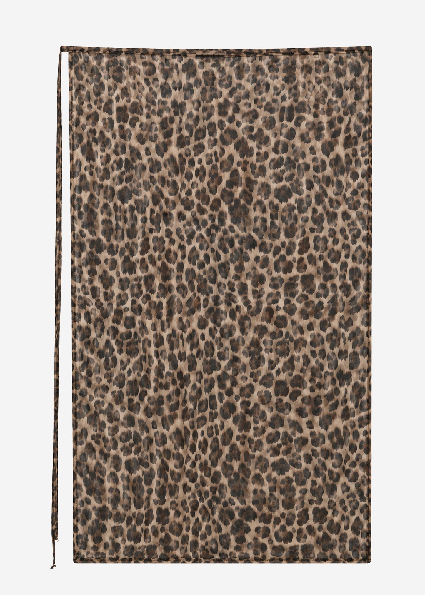 Micaela | Falda de rejilla estampado leopardo · Marrón