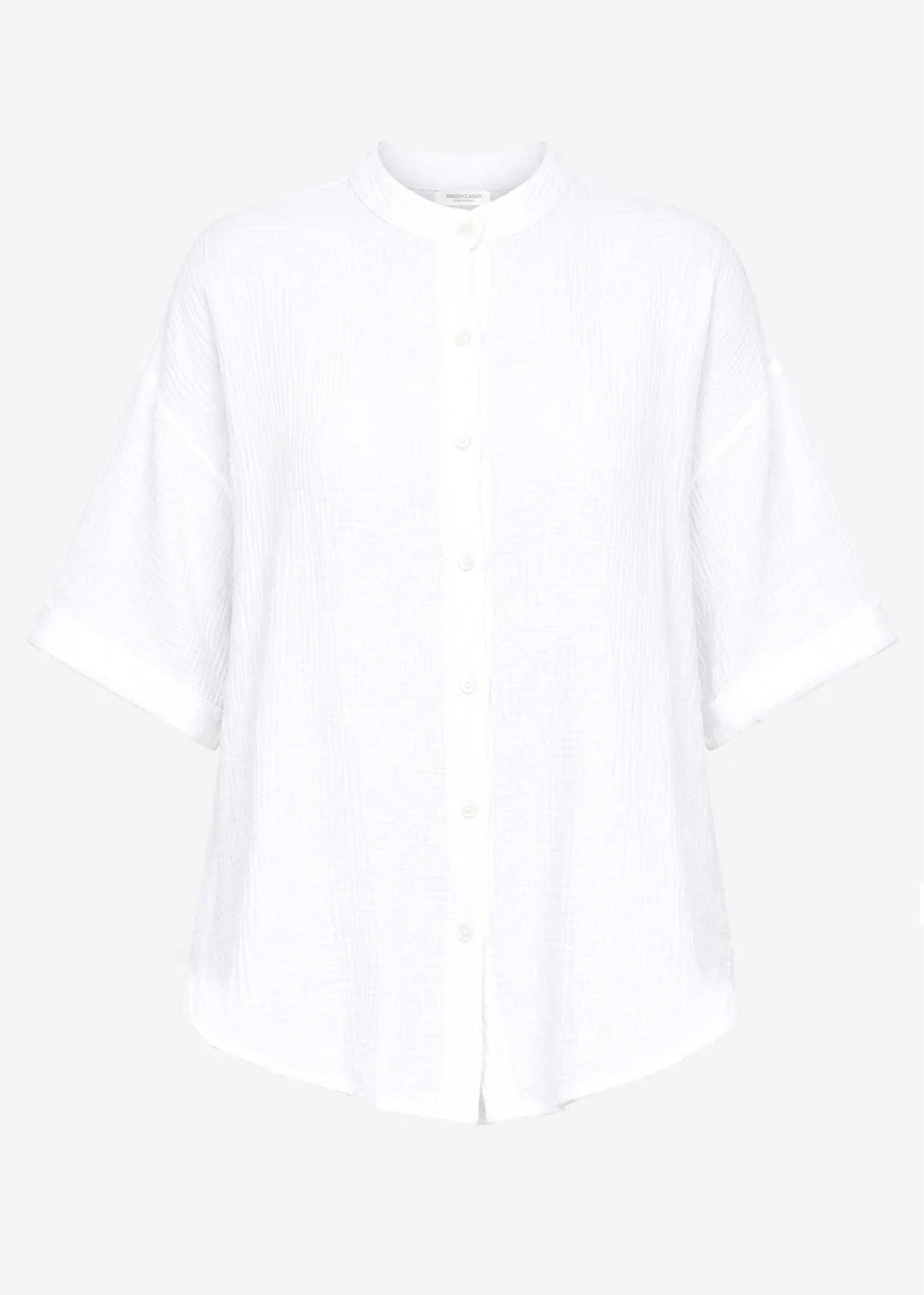 Cora | Blusa de muselina · Blanco