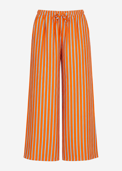 Ariadna | Pantalón a rayas · Naranja