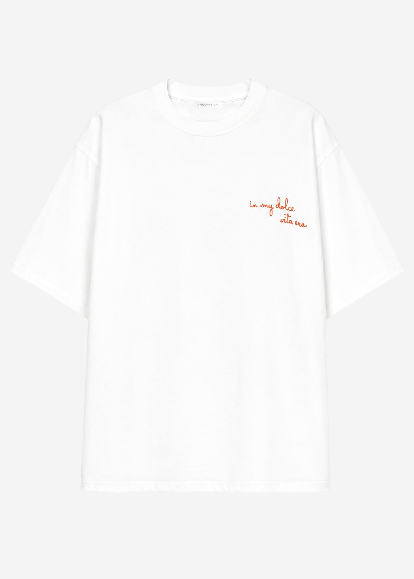 Gaia | Camiseta oversize · Blanco
