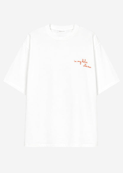 Gaia | Camiseta oversize · Blanco