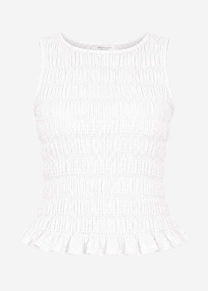 Delfina | Top de muselina · Blanco
