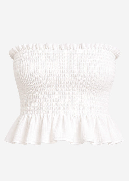 Blanca | Top de muselina · Blanco roto