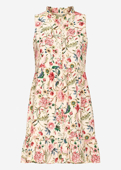 Ofelia | Vestido floral · Beige
