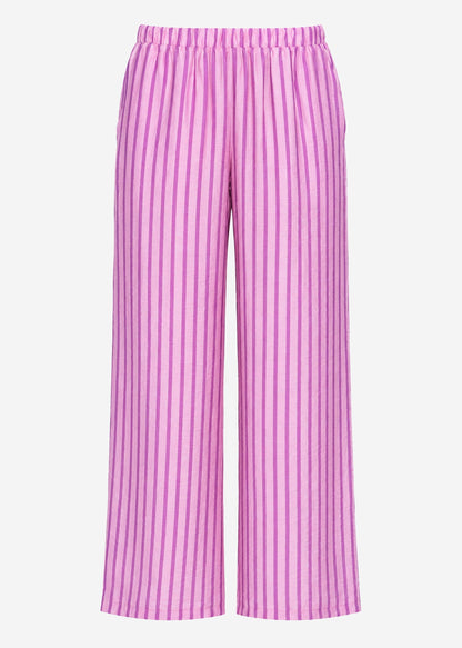 Nira | Pantalón a rayas · Rosa