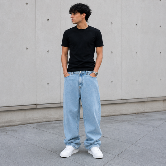 Pantalón Denim Wide Leg