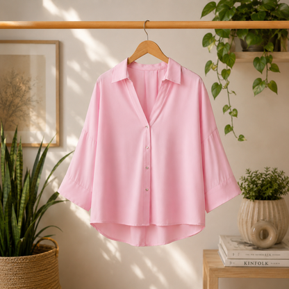Blusa de manga ancha