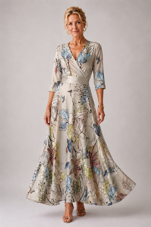 Ysa | Vestido chic con estampado floral