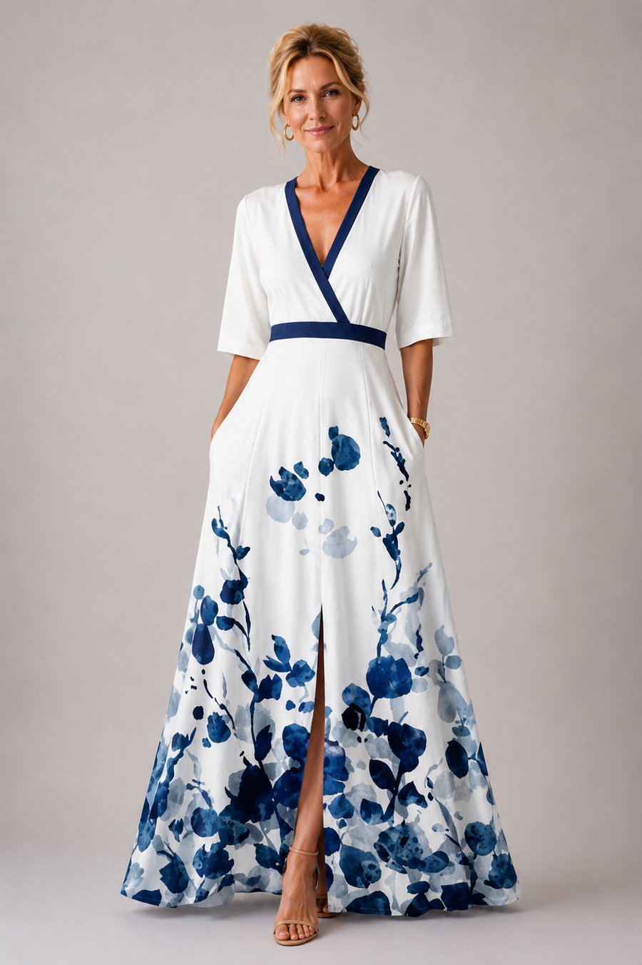 Ysa | Vestido chic con estampado floral