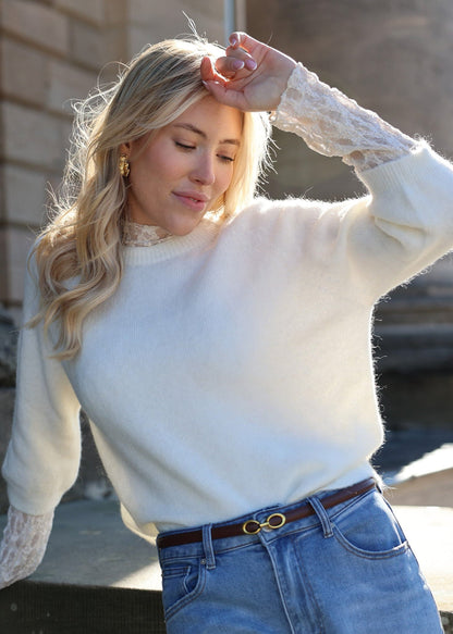 Maren | Jersey · Blanco roto