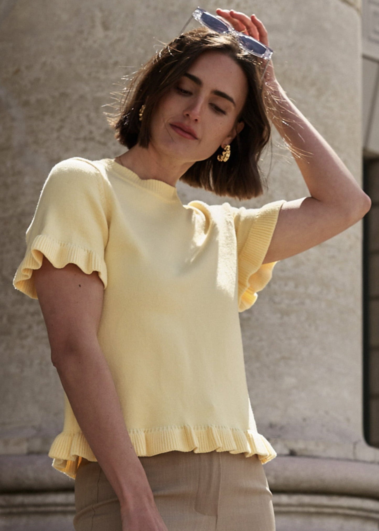 Ximena | Jersey · Amarillo mantequilla