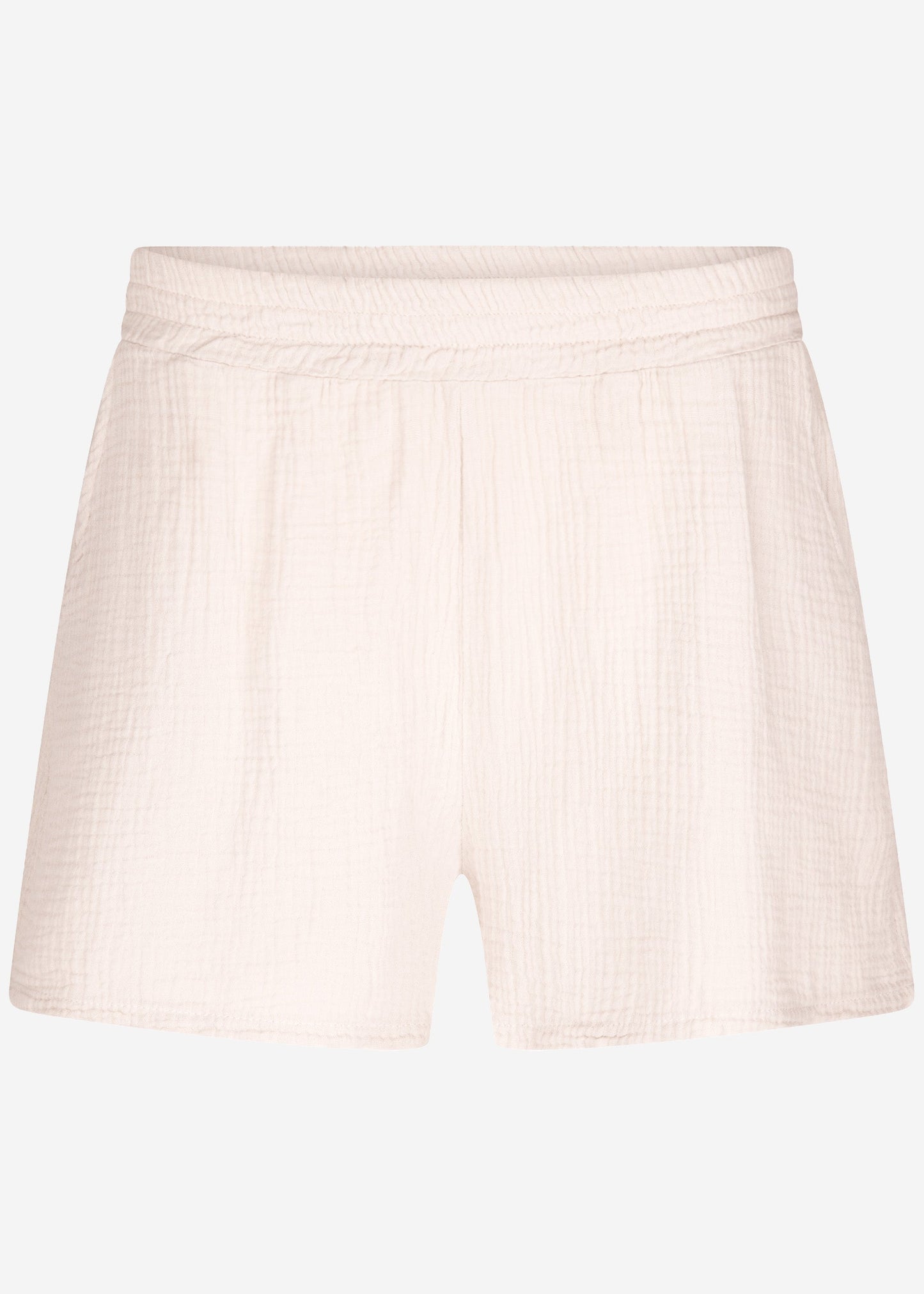 Bianca | Shorts de muselina · Beige claro