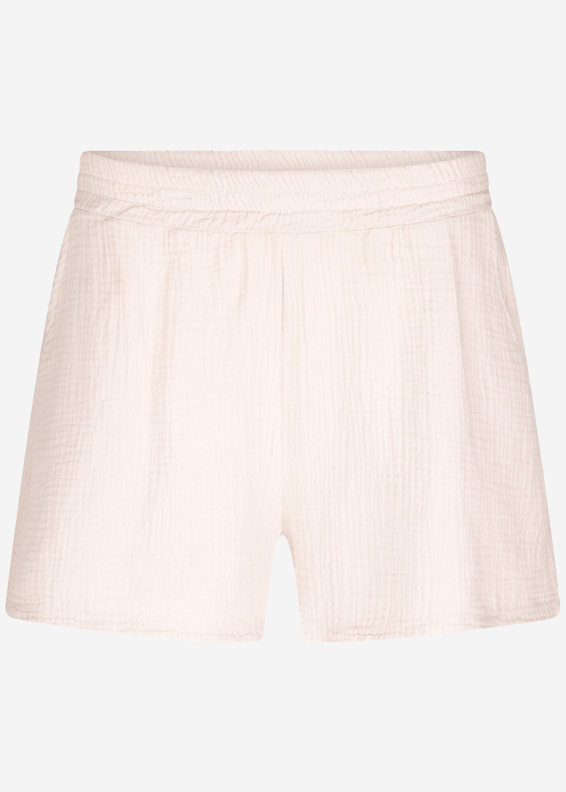 Bianca | Shorts de muselina · Beige claro