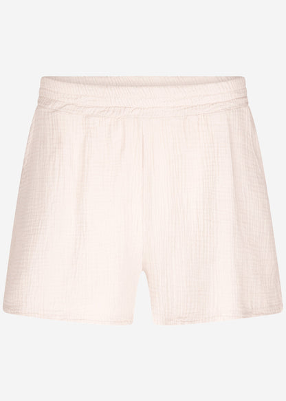 Bianca | Shorts de muselina · Beige claro