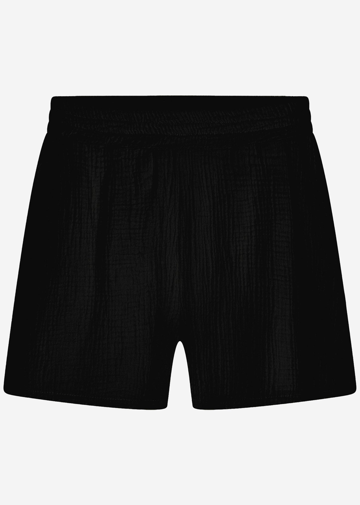 Bianca | Shorts de muselina · Negro