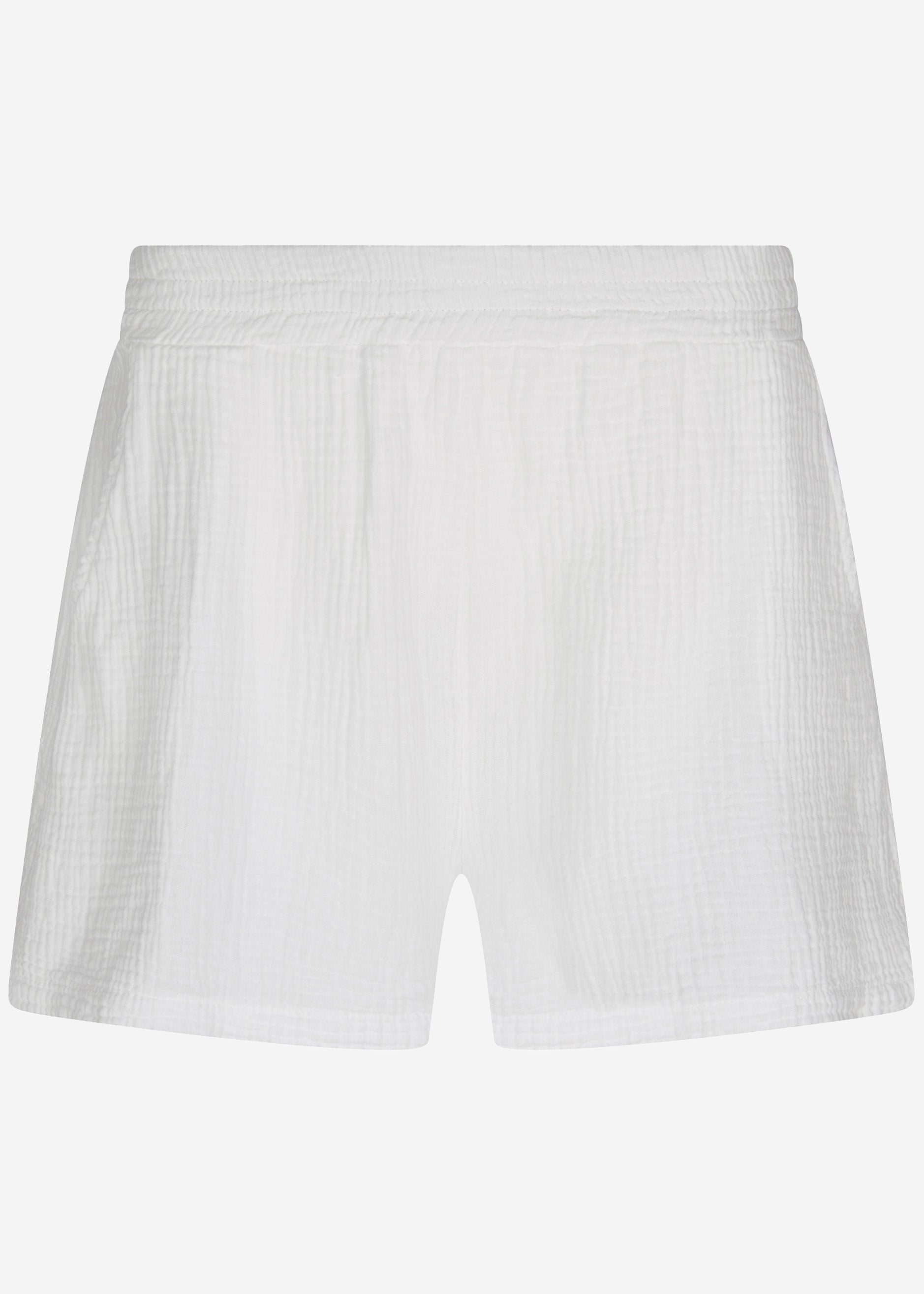 Bianca | Shorts de muselina · Blanco